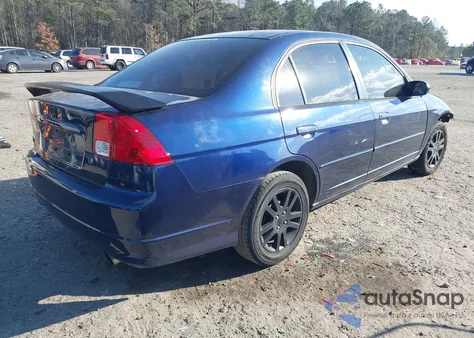 2005 Honda Civic Lx z USA, uszkodzony, nr VIN JHMES165X5S005371